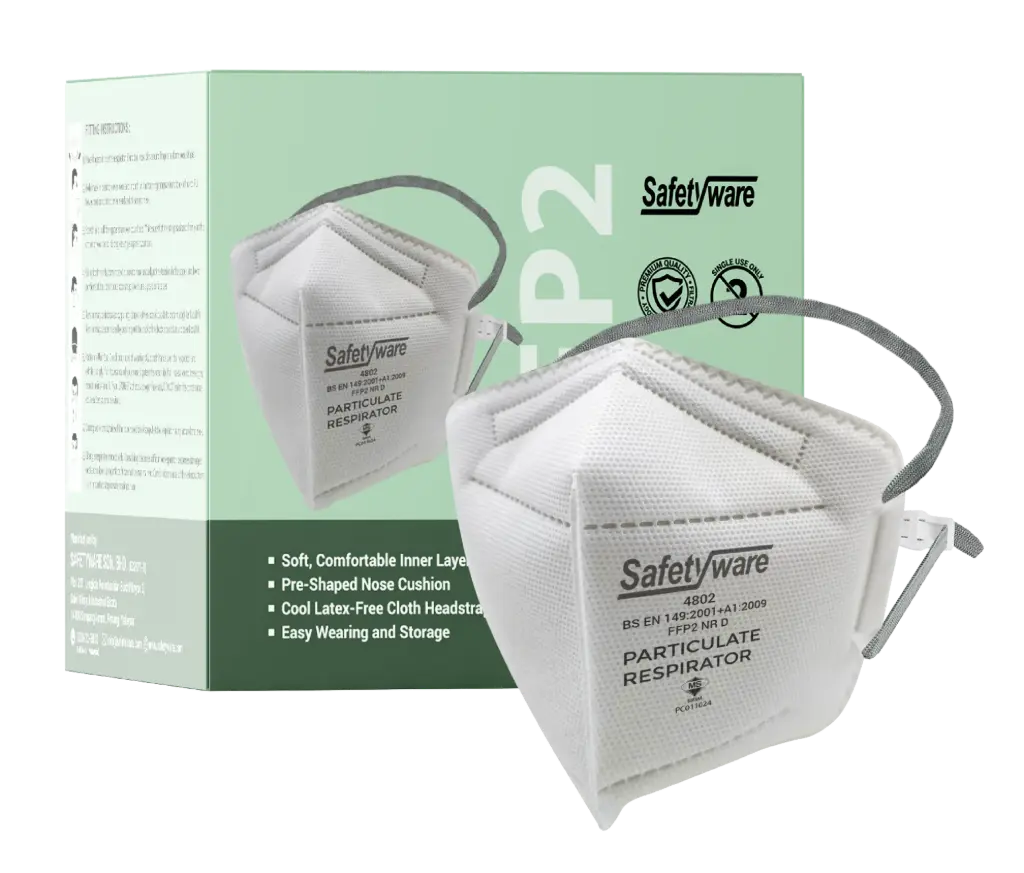 SAFETYWARE 4802 Particulate Respirator with FFP2 Rating